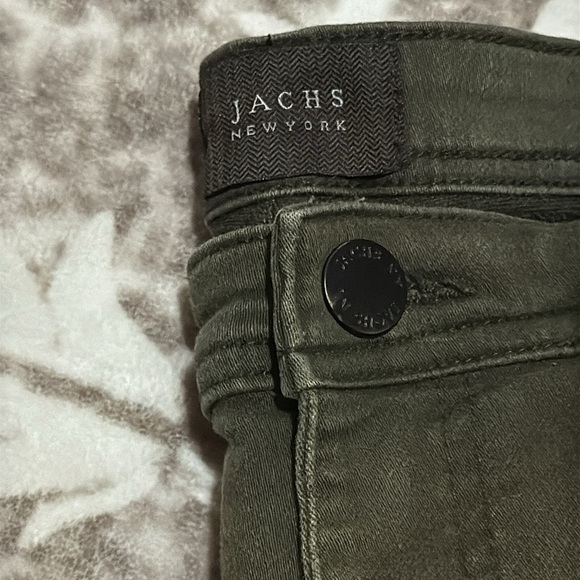 Jachs Olive Green Straight Leg Jeans - Picture 3 of 5